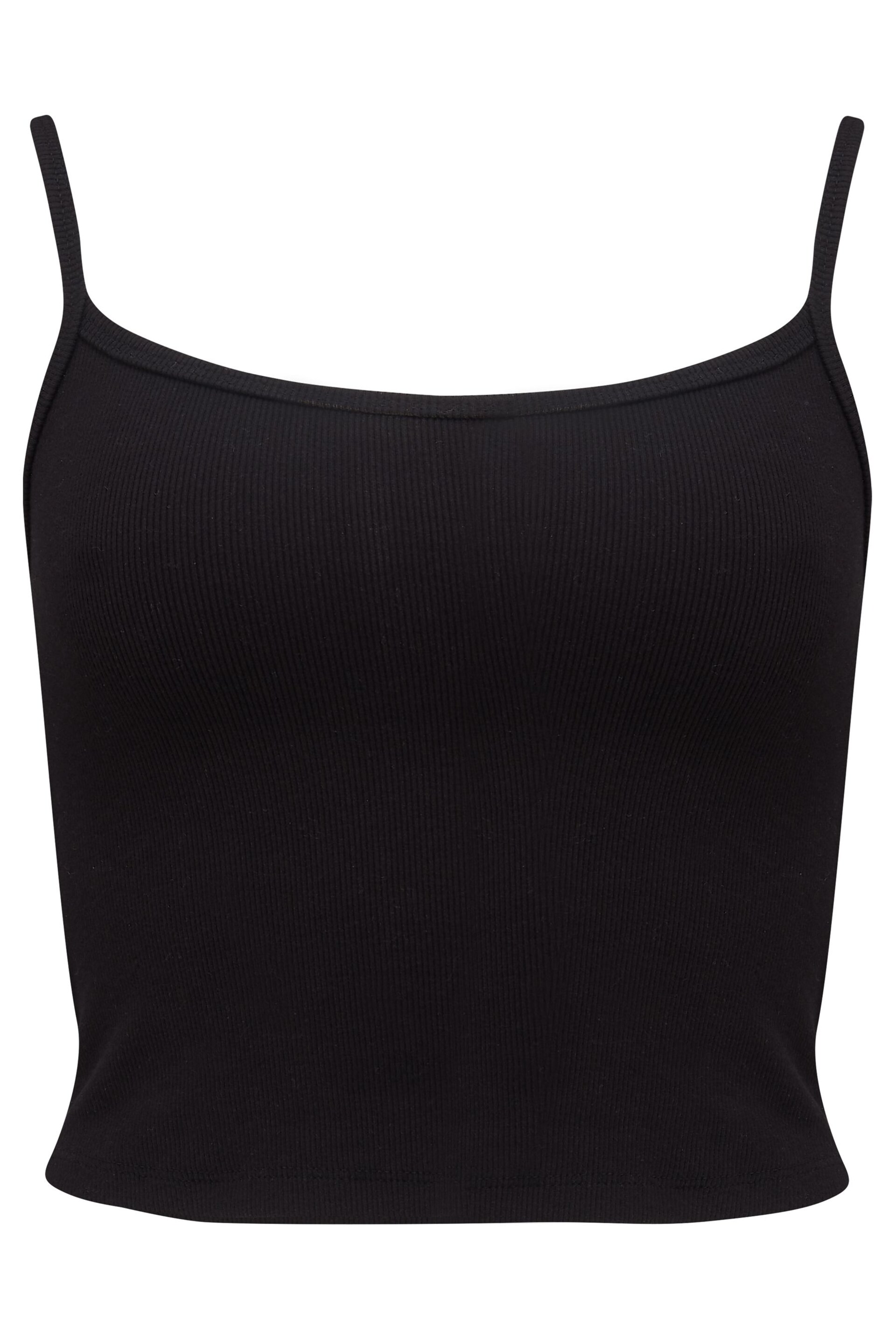 Pour Moi Black Off Duty Rib Jersey Support Cami - Image 4 of 5