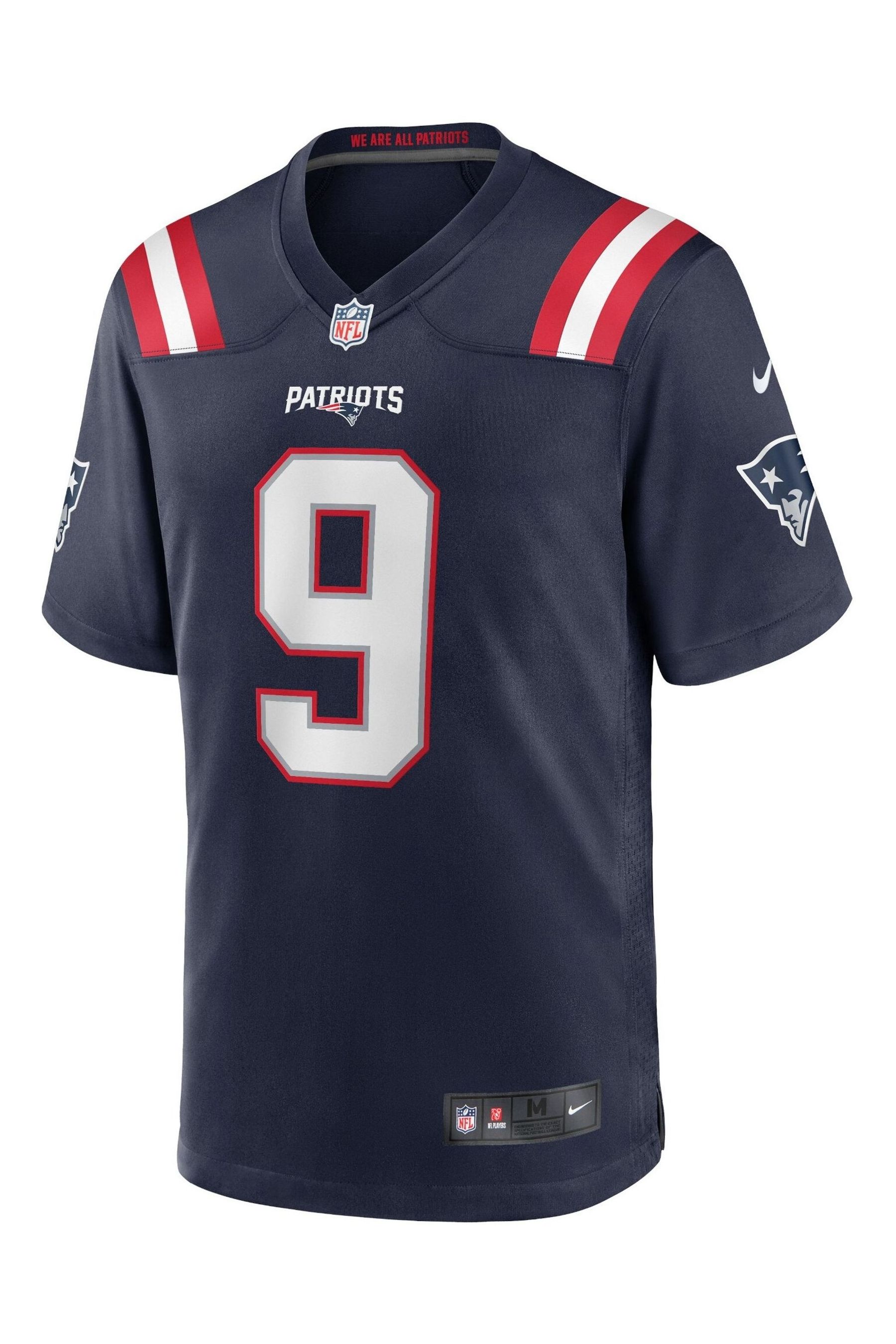 Buy Nike Blue NFL New England Patriots Game Team Colour Jersey from the Next UK online shop