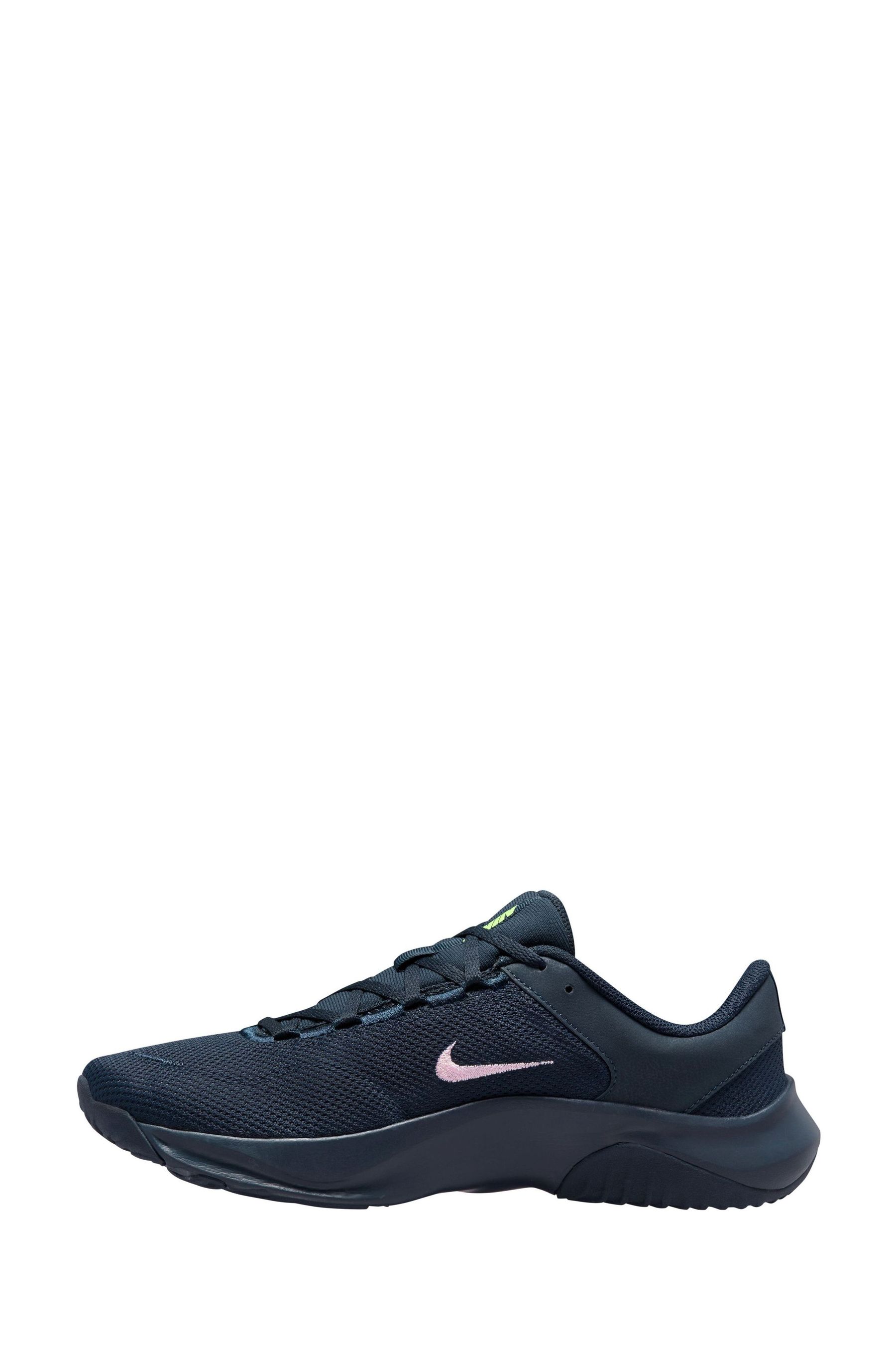 Girls navy nike trainers online
