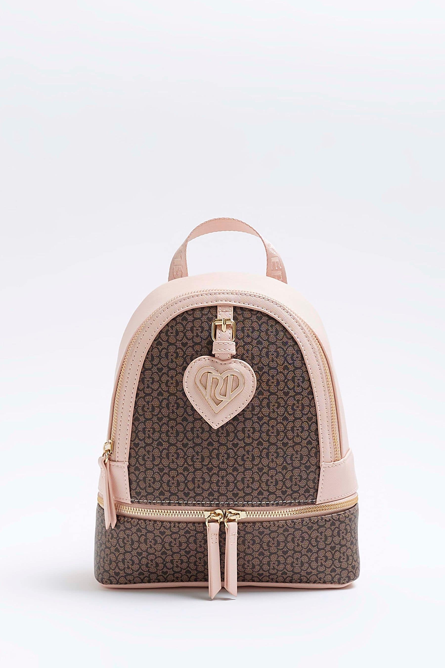 Rose gold river island bag top