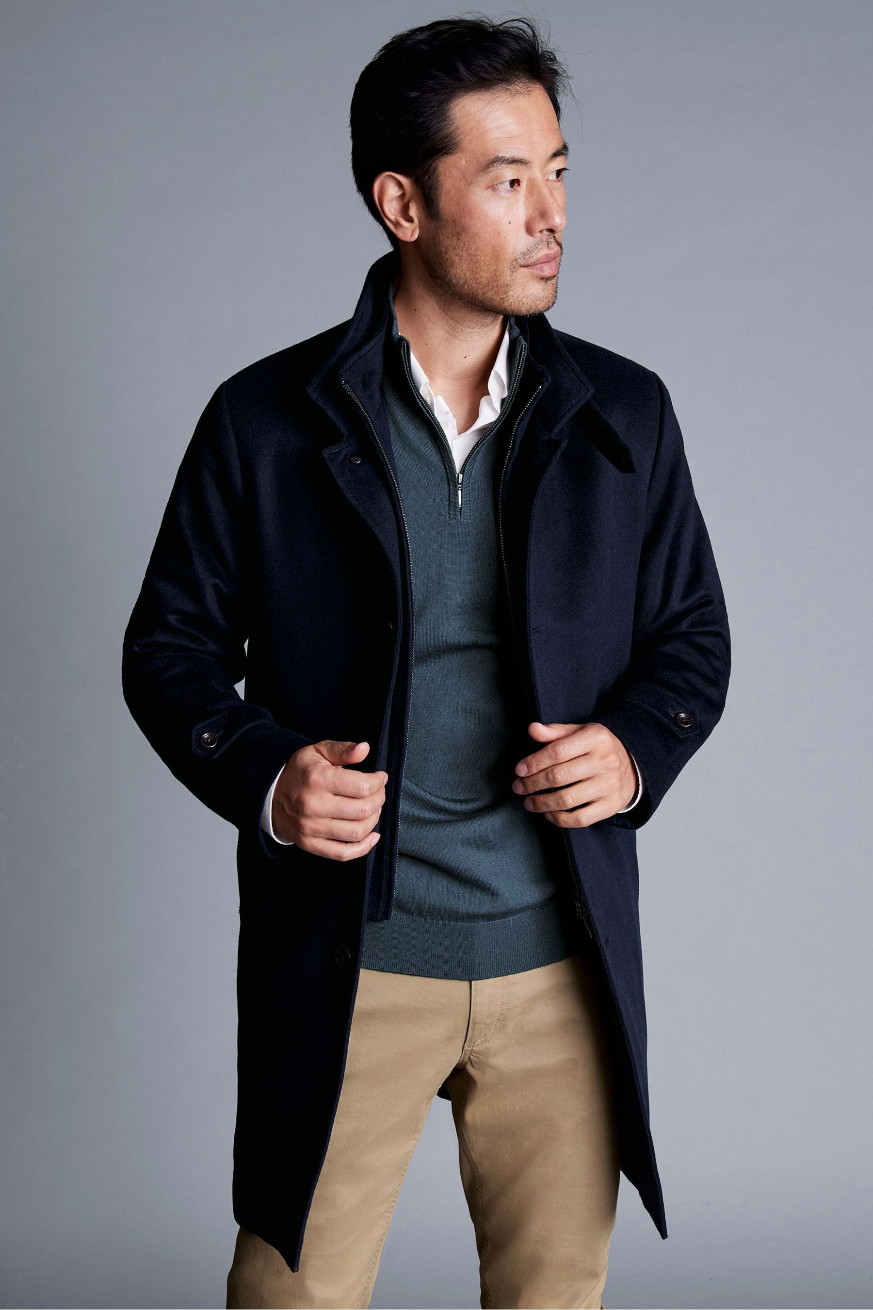 Charles tyrwhitt overcoat hotsell