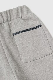 Benetton Boys Grey Contrast Zip Tracksuit Set - Image 3 of 3