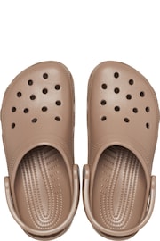 Crocs Latte Brown Adults Classic Clogs - Image 3 of 5