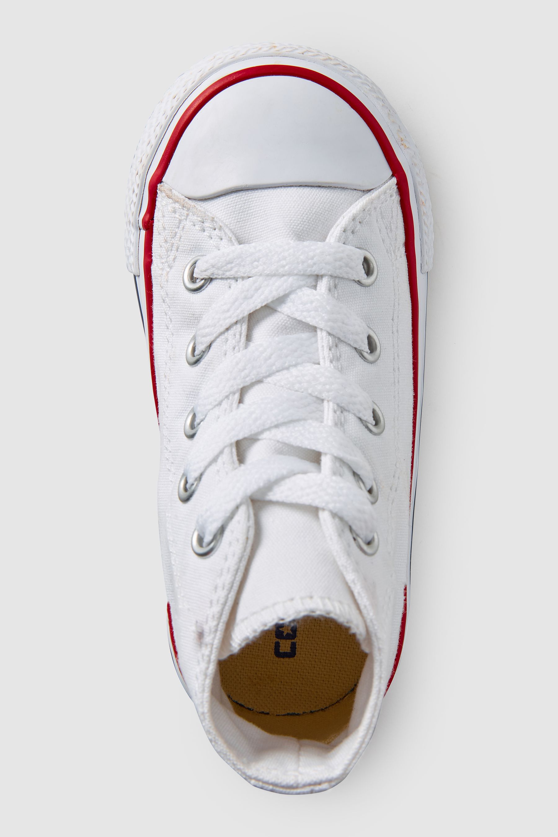 White baby shop converse size 3
