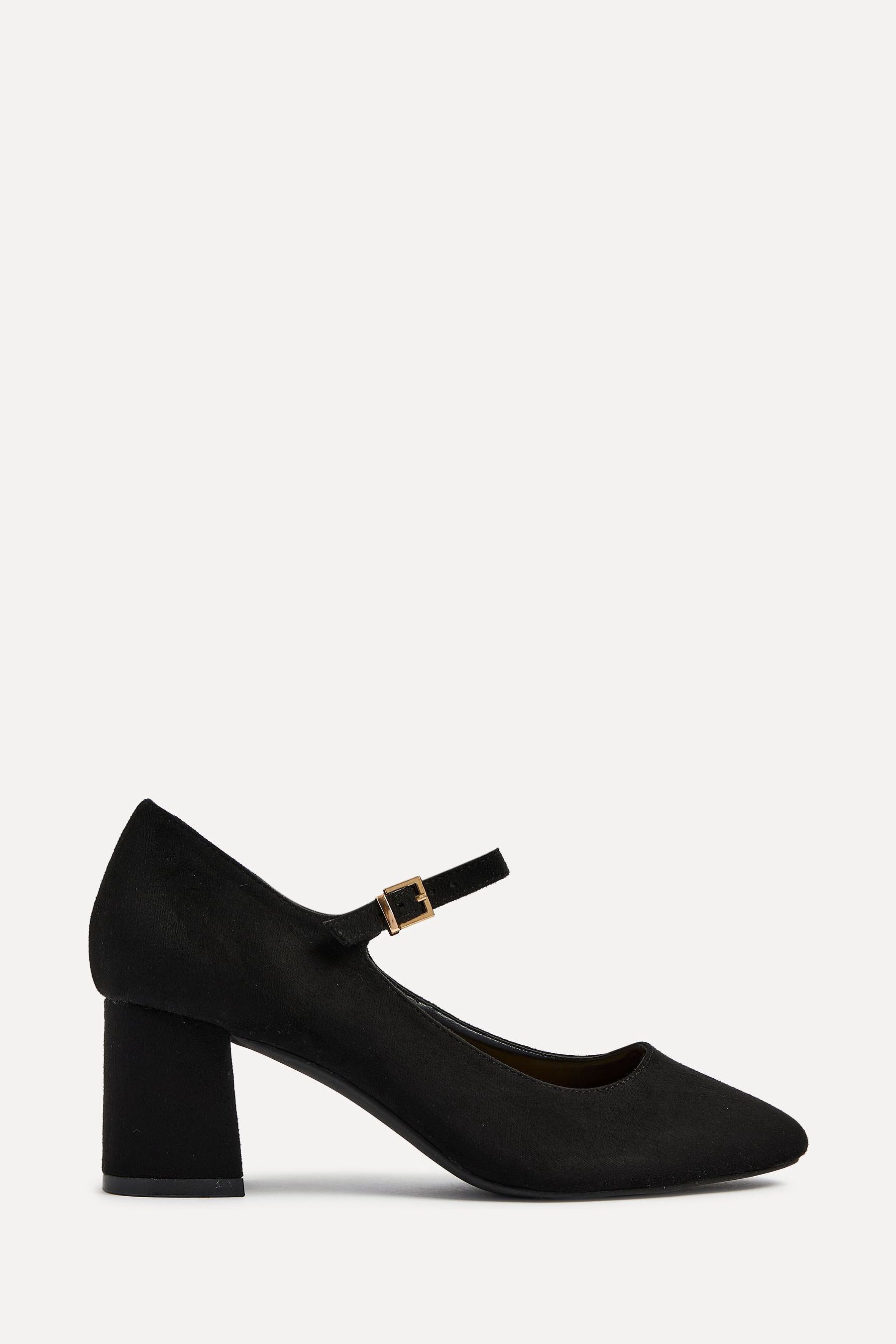 Buy Linzi Black Madeline Court Heel with Block Heels from Next Luxembourg