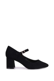 Linzi Black Madeline Court Heel with Block Heels - Image 2 of 4