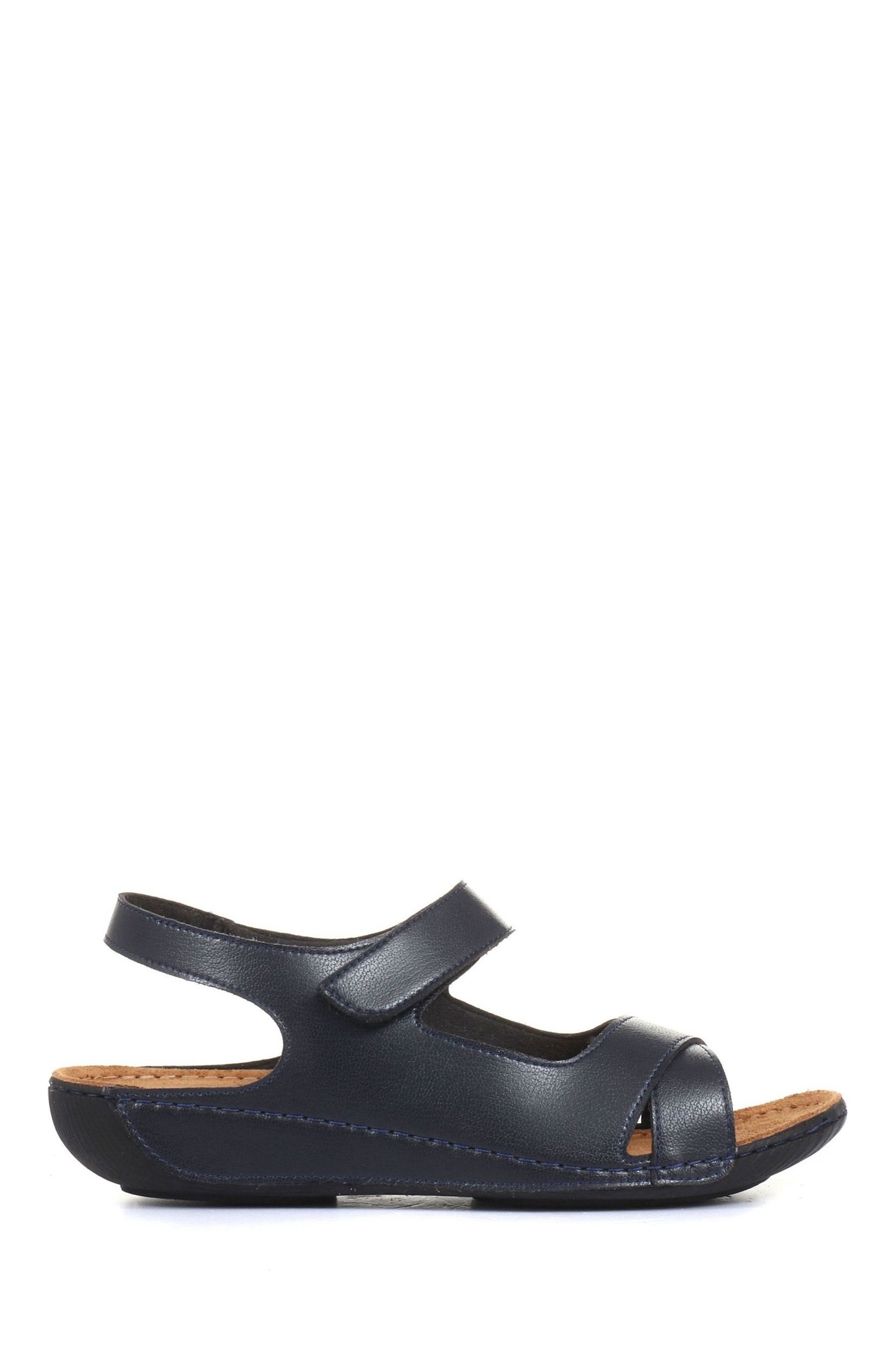 Buy Pavers Blue Ladies Touch Fasten Sandals from Next Oman