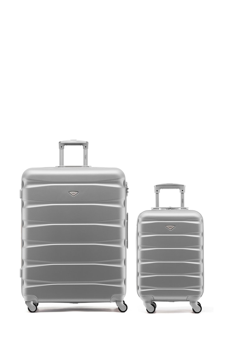 Set Of 2 Large Check-In & Small Carry-On Hardcase Travel Suitcase - Image 1 of 7