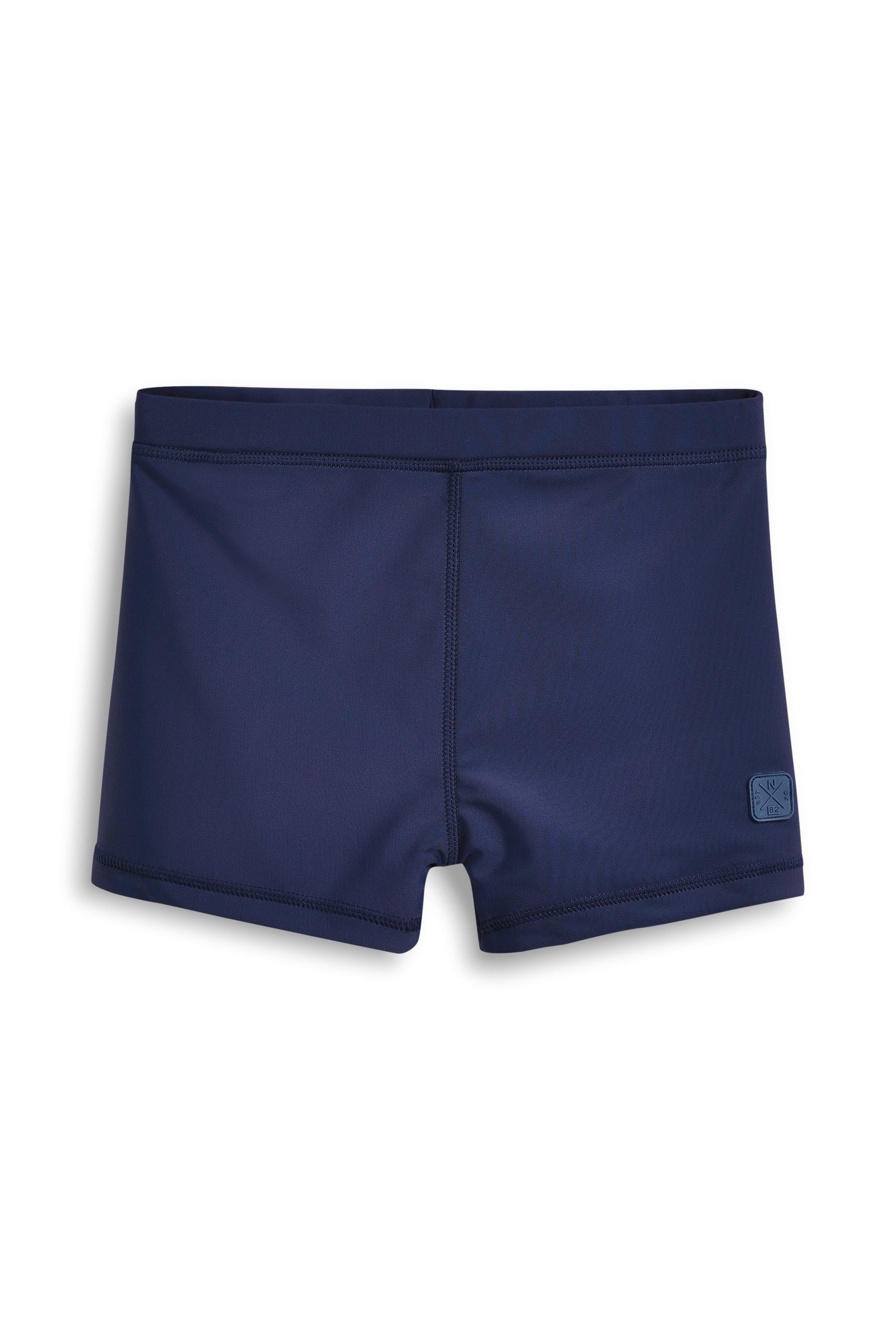 Navy Blue Shorter Length Stretch Swim Shorts (3-16yrs) - Image 5 of 5