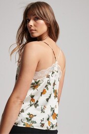 Superdry White Satin Cami Top - Image 4 of 5