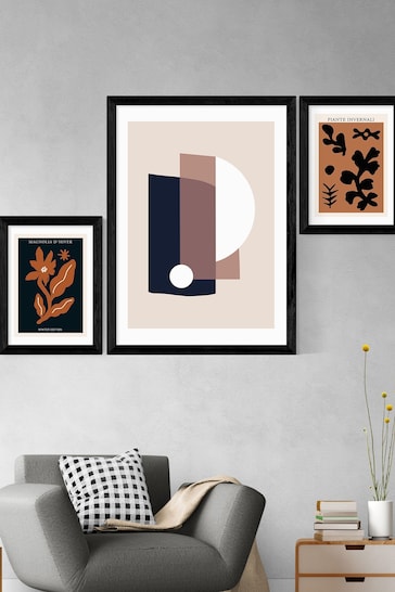 East End Prints Natural Magnolia Dhiver Rust by Ani Vidotto