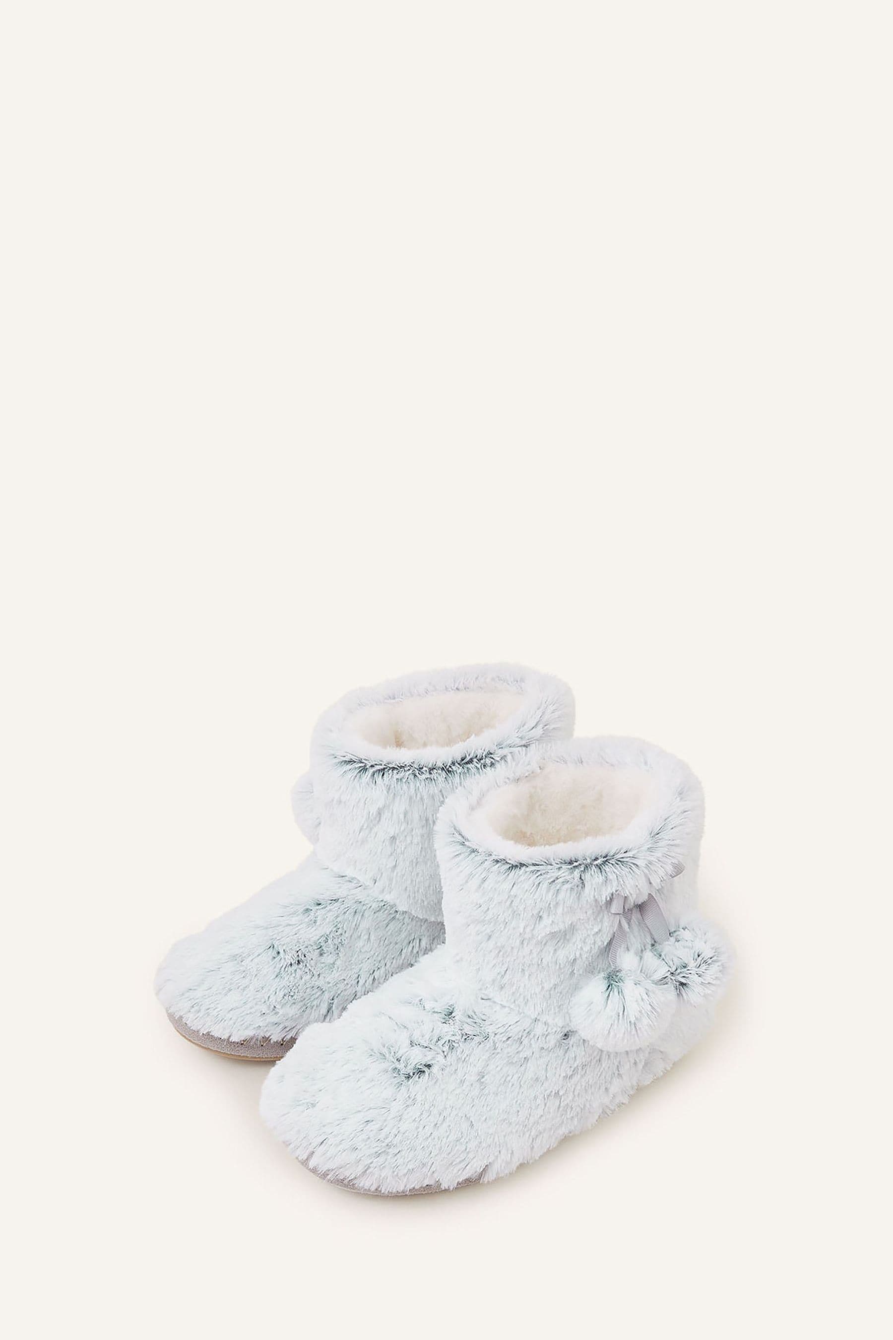 Buy Accessorize Grey Supersoft Slipper Boots from Next Luxembourg