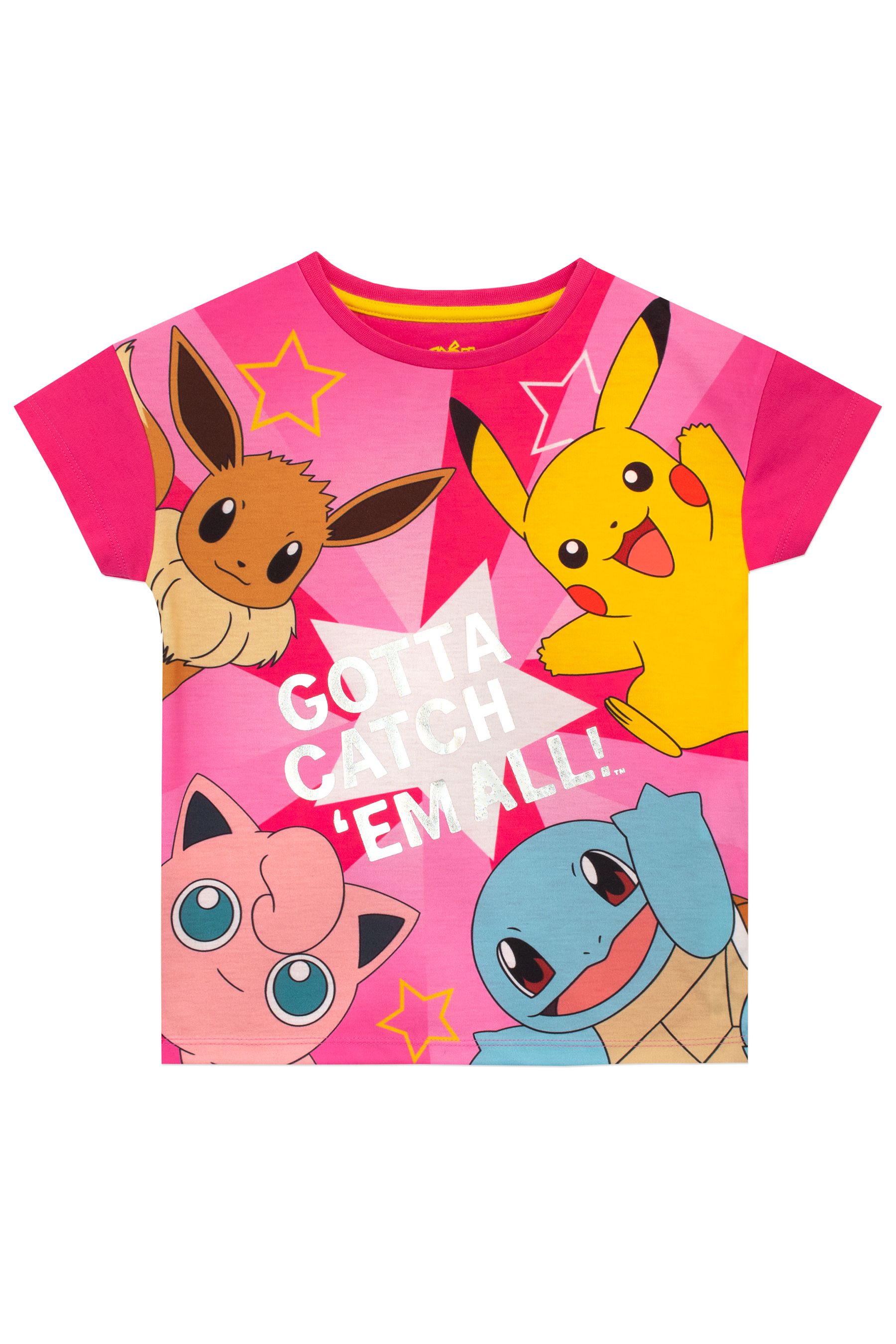 Character Yellow Pokemon Short Pyjamas