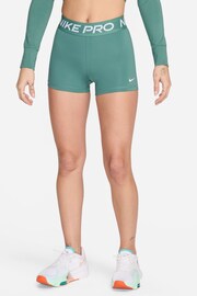 Nike Green Pro 365 3" Shorts - Image 1 of 6