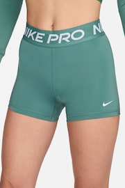 Nike Green Pro 365 3" Shorts - Image 2 of 6