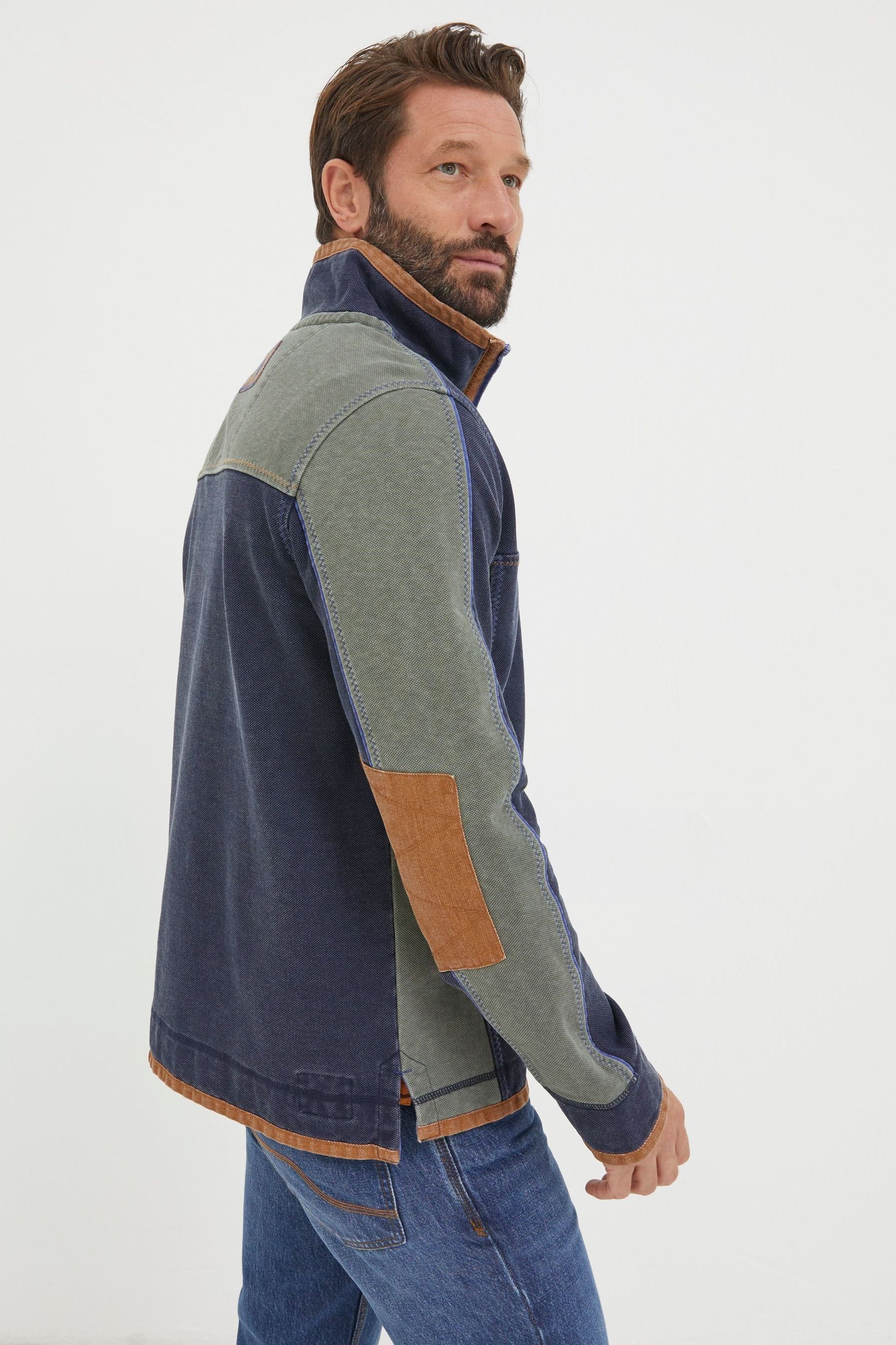 Buy FatFace Panel Sweatshirt from Next Luxembourg