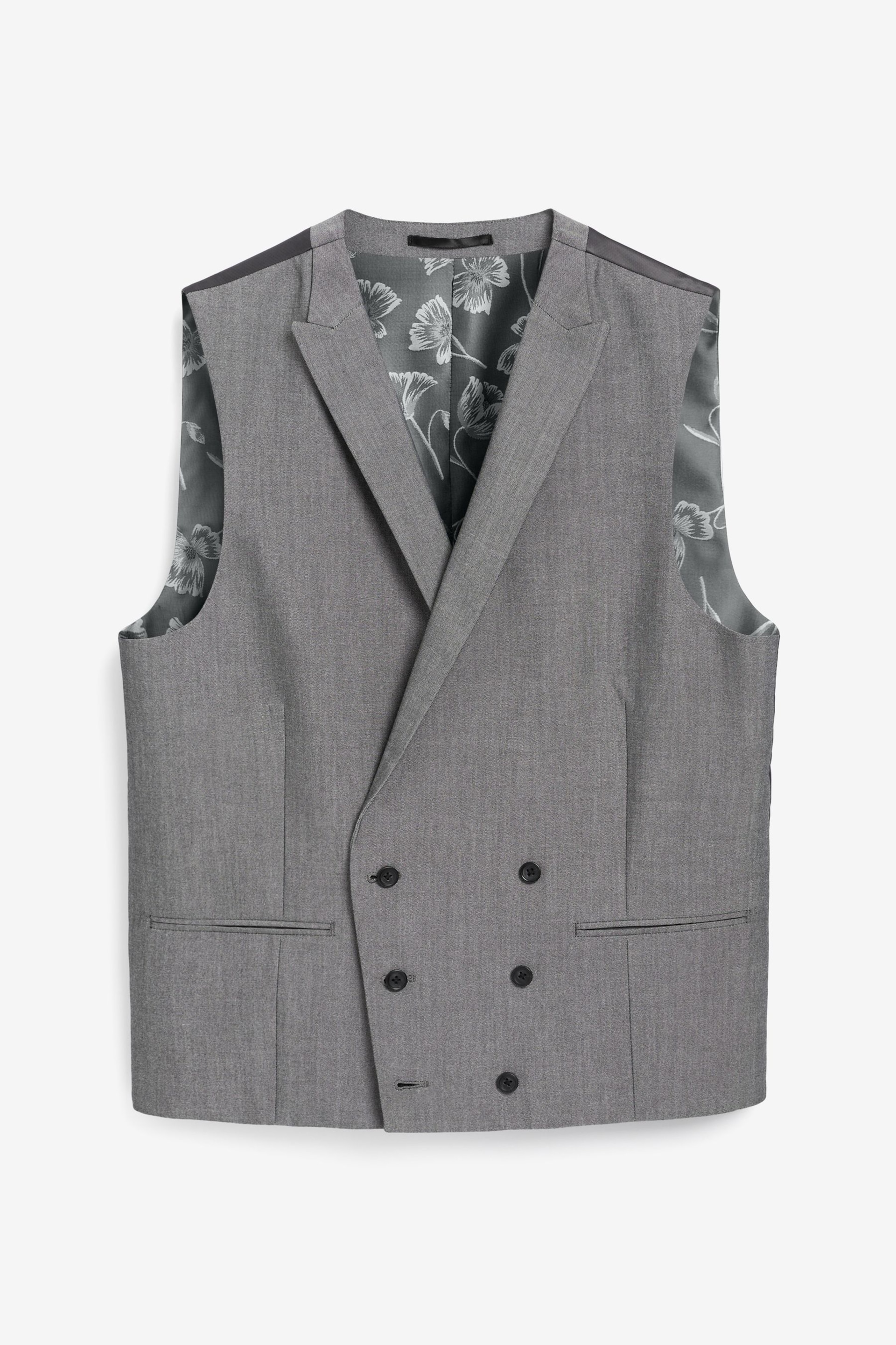 Light Grey Morning Suit Waistcoat - Image 5 of 6