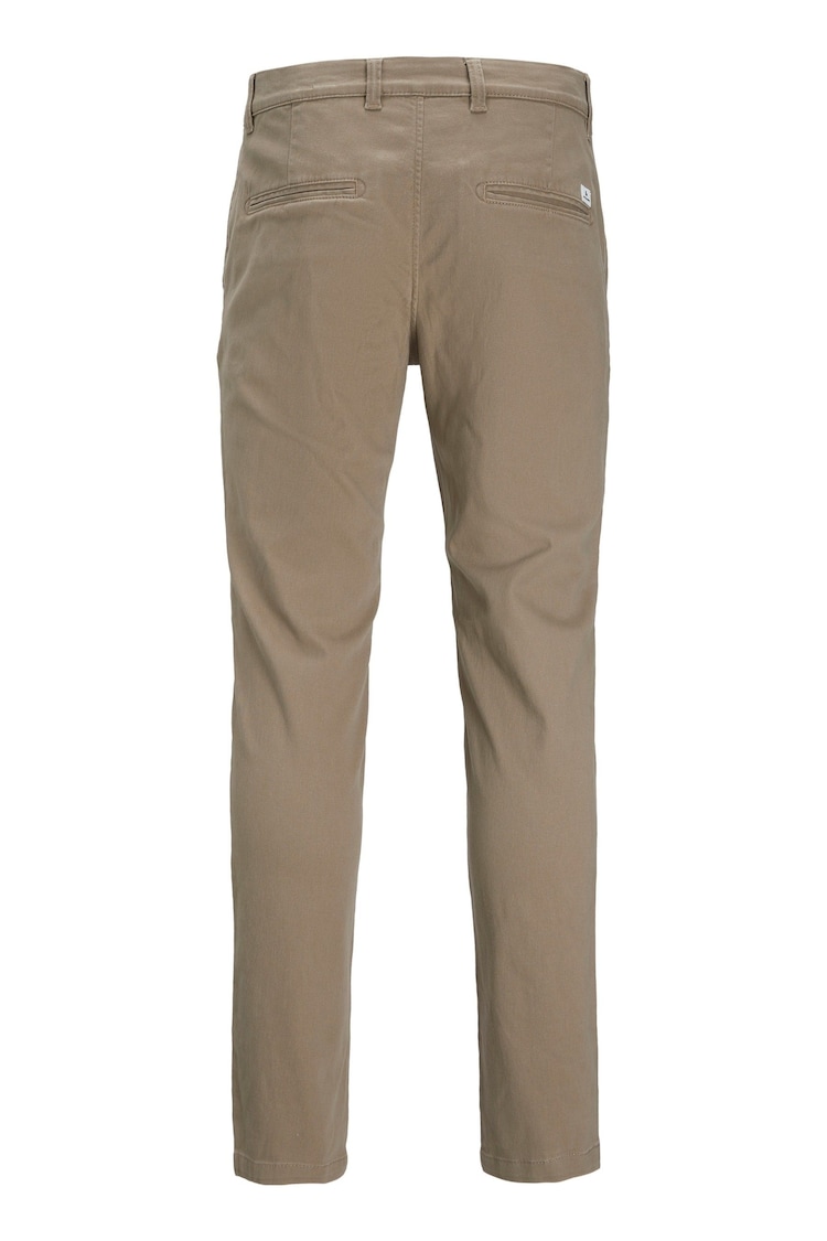 JACK & JONES JUNIOR Cream Chino Trousers - Image 6 of 6