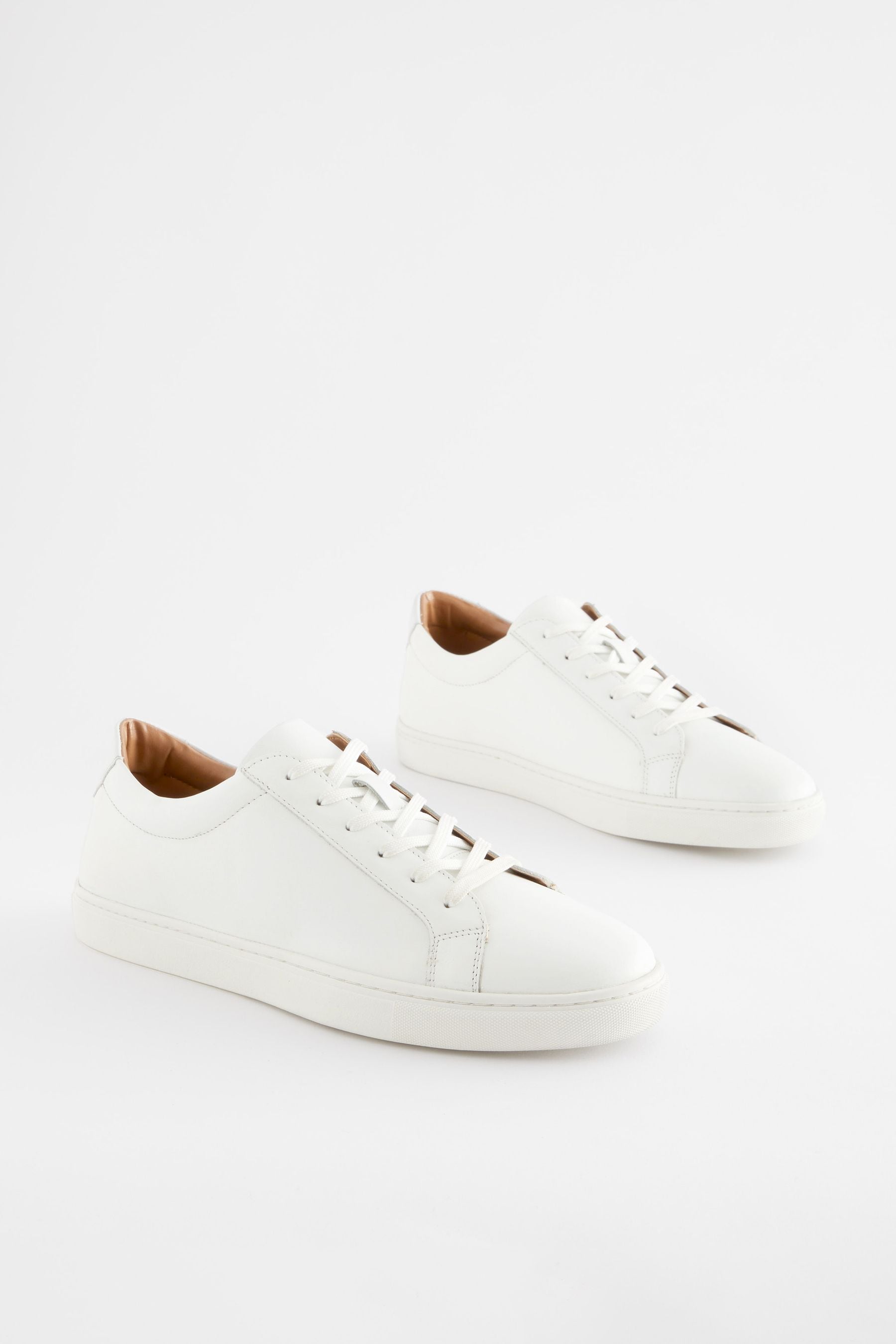 Next leather trainers online