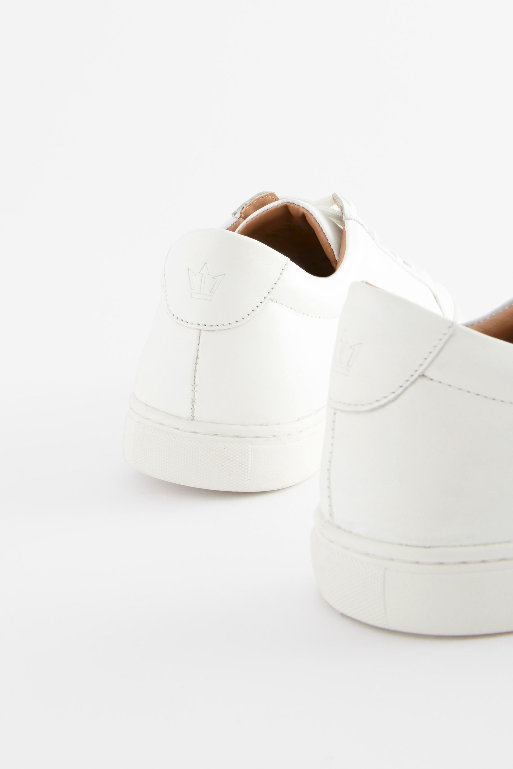 Next white sneakers discount