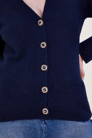 Monsoon Blue Bree Button Jacket - Image 3 of 4