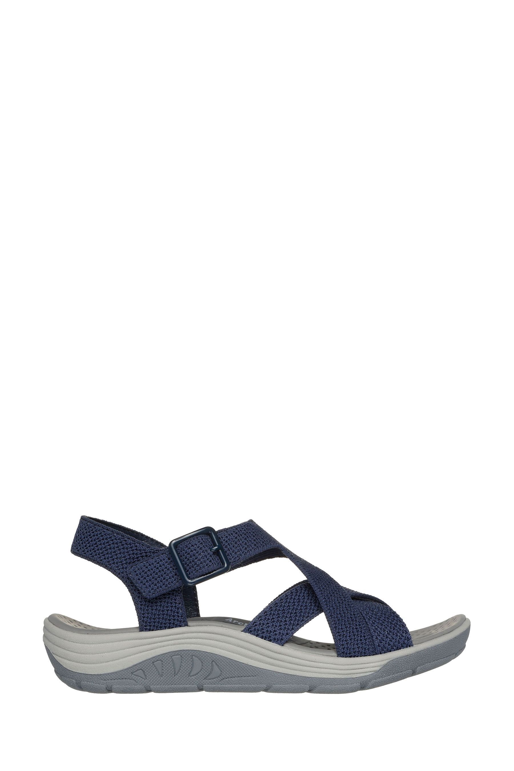 Skechers blue sandals online