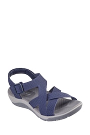 Skechers Blue Reggae Cup Sandals - Image 3 of 5