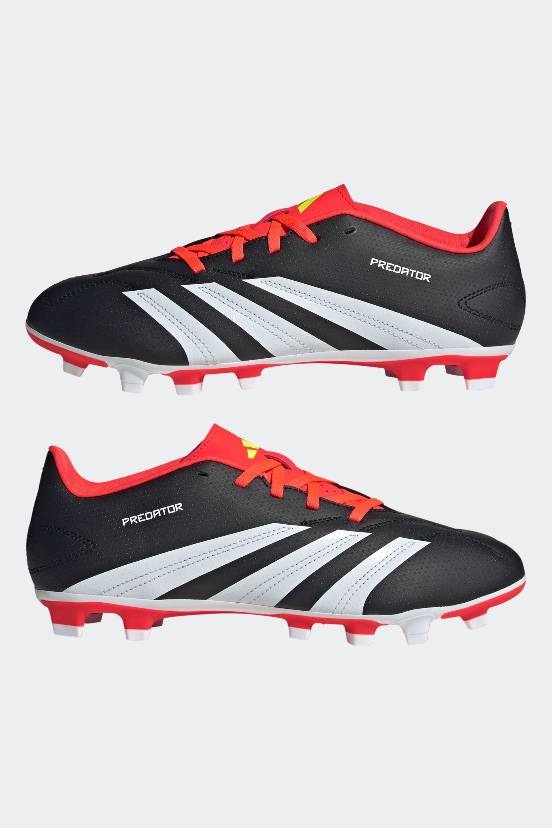 adidas Black Predator 24 Club Flexible Ground Boots - Image 6 of 10