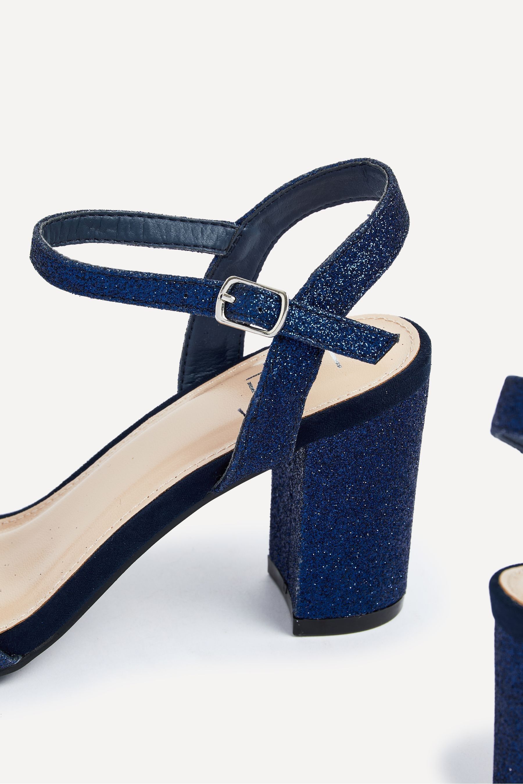 Blue barely there heels hotsell