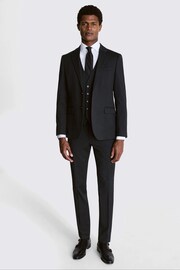 MOSS Charcoal Grey Slim Stretch Suit: Jacket - Image 3 of 8