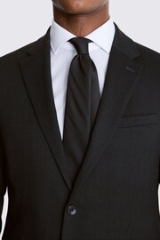 MOSS Charcoal Grey Slim Stretch Suit: Jacket - Image 6 of 8