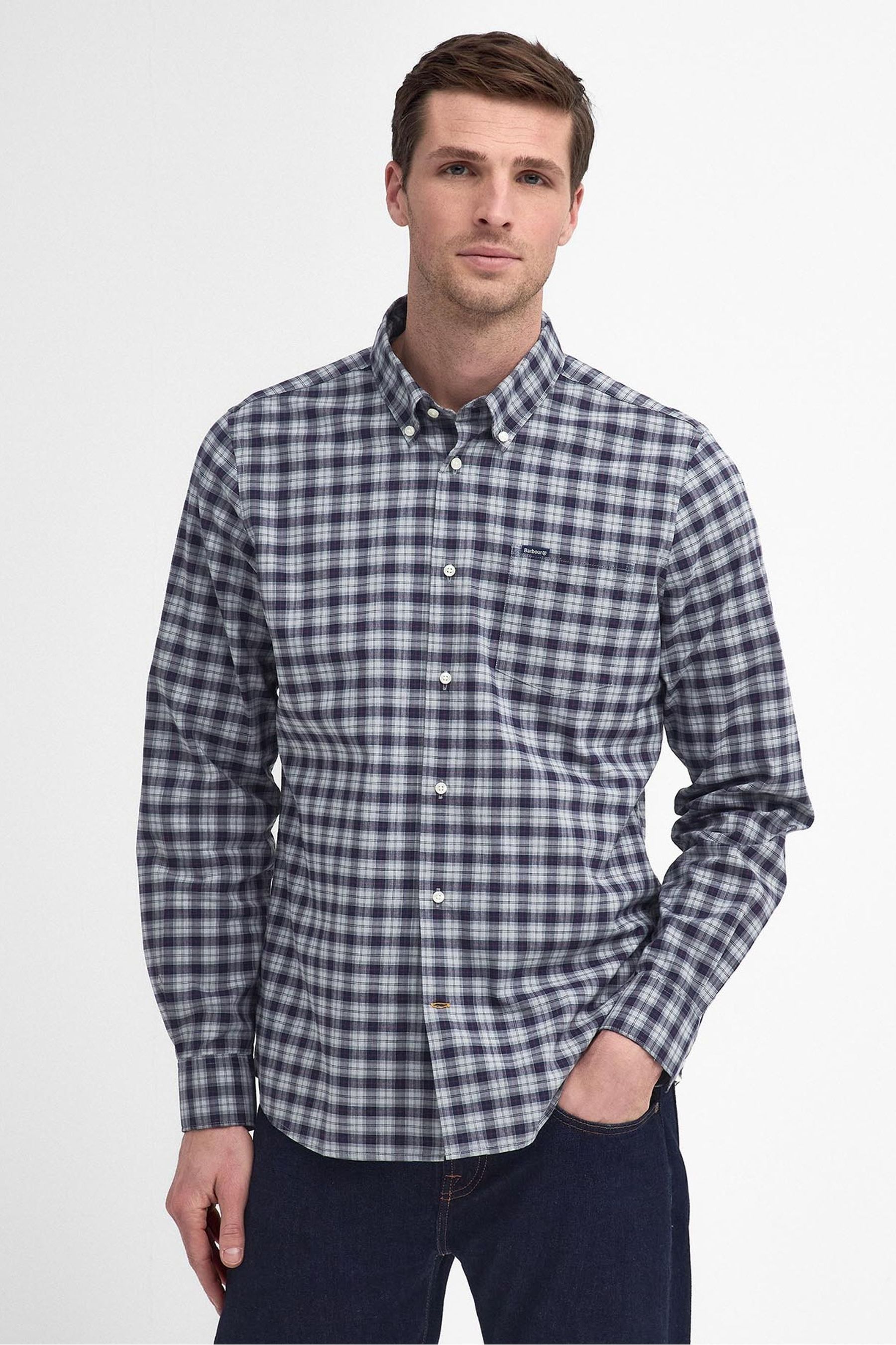 Buy Barbour Blue Lomand Tartan Check Shirt from Next Malta