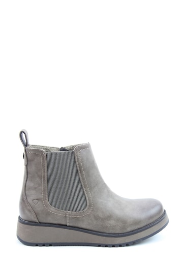 H581 Zip Ankle Boots