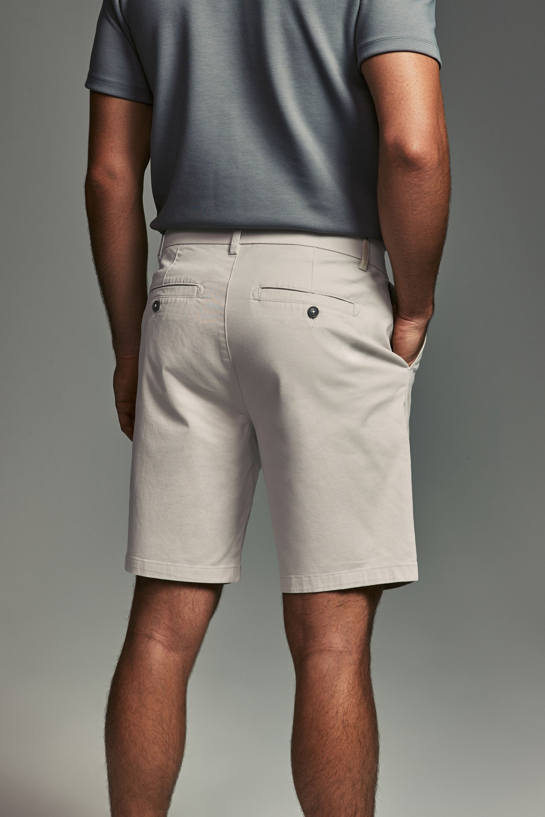 Next slim chino shorts online