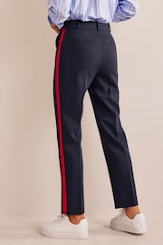 Boden Navy Blue Kew Side Stripe Trousers - Image 2 of 5