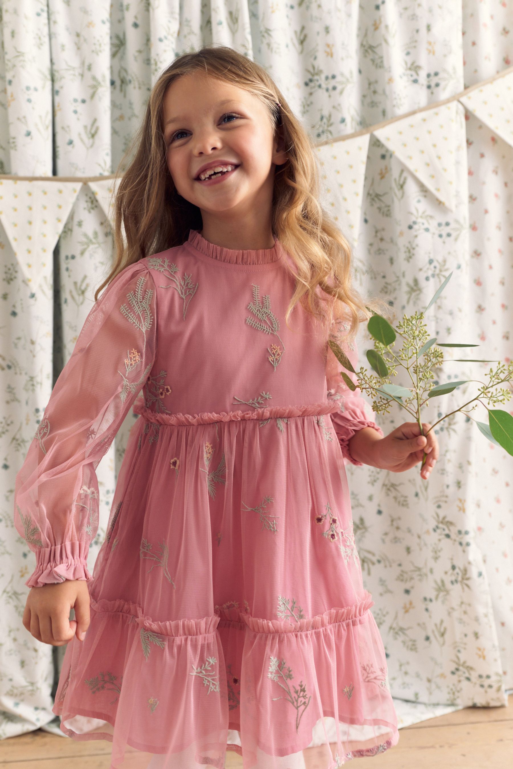 Laura ashley pink dress clearance
