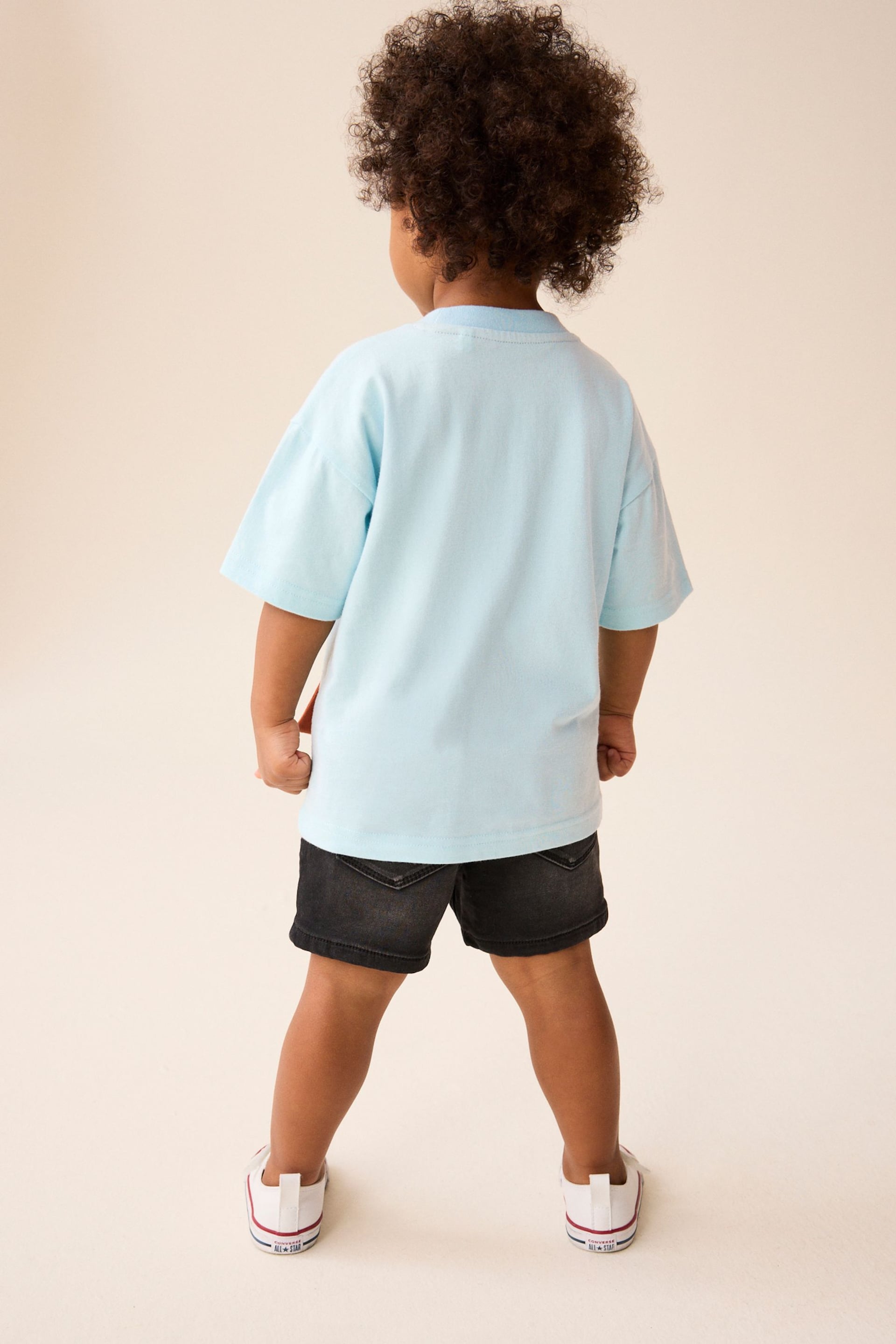 Blue Paddington Bear Short Sleeve T-Shirt (3mths-8yrs) - Image 3 of 8