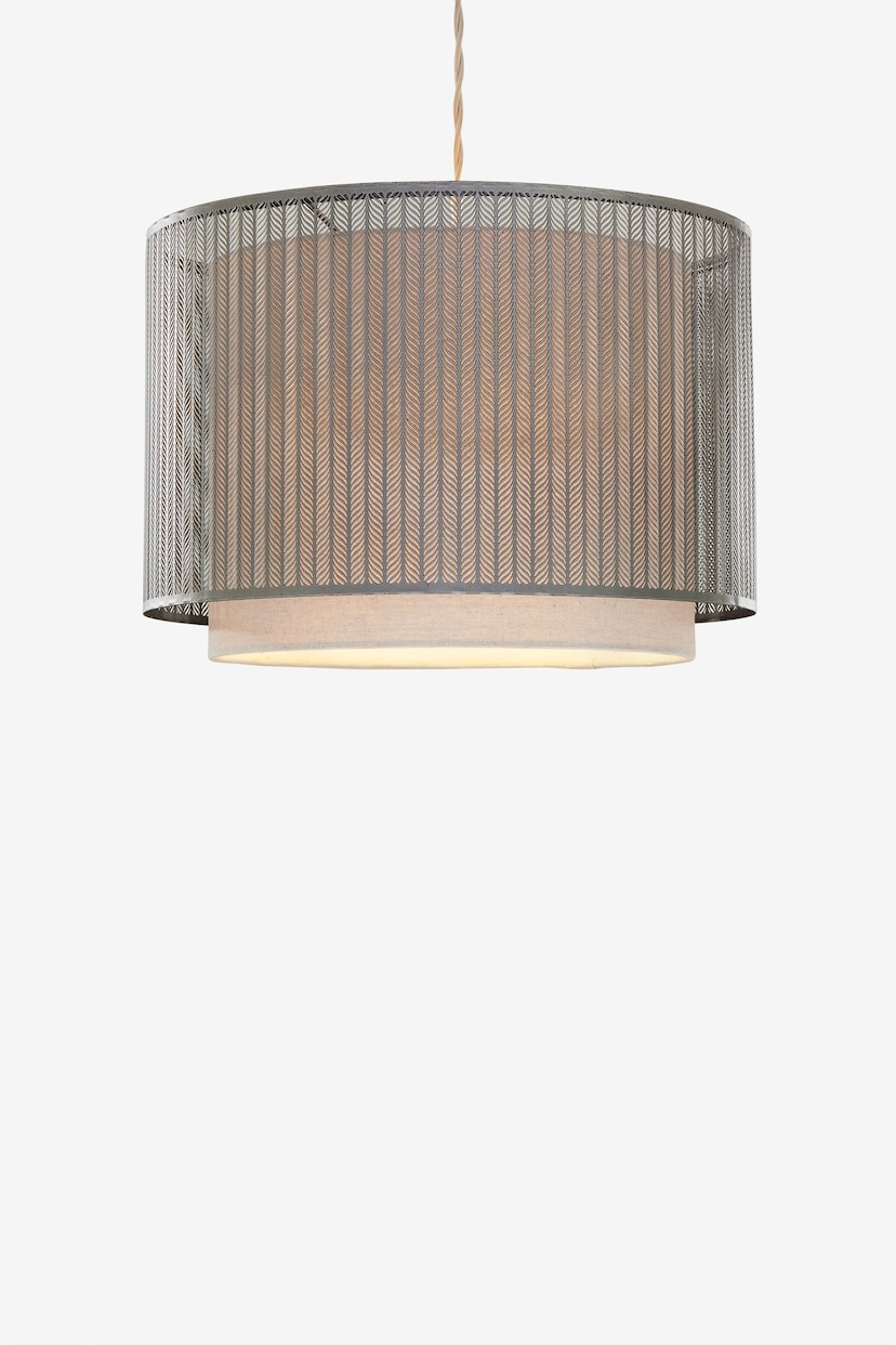 Silver Jada Easy Fit Lamp Shade - Image 3 of 5