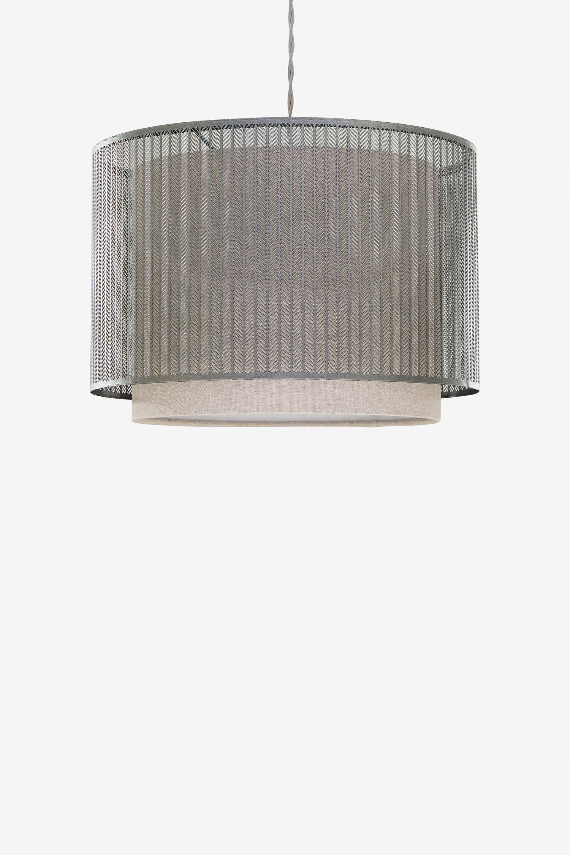 Silver Jada Easy Fit Lamp Shade - Image 4 of 5