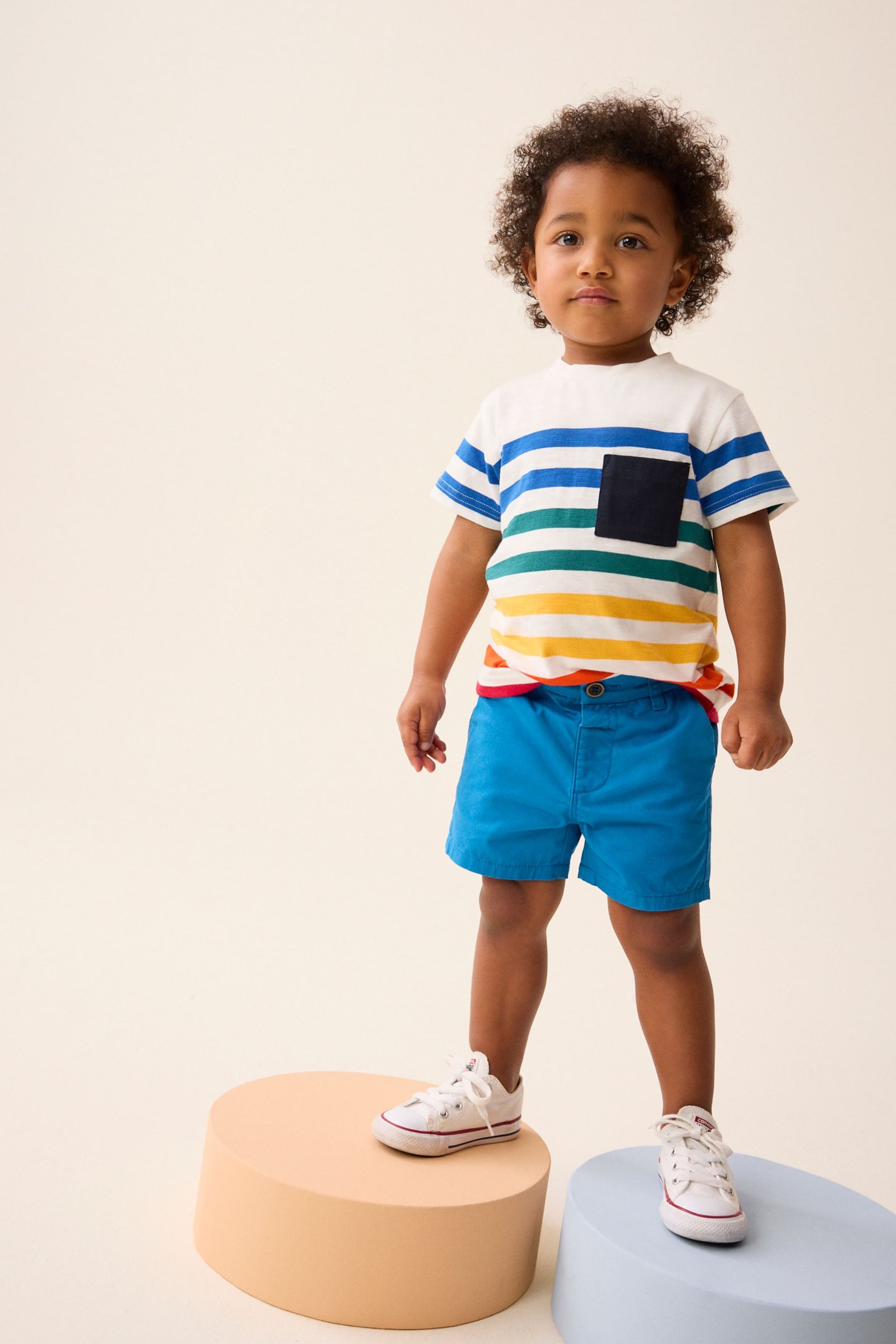 Cobalt Blue Chinos Shorts (3mths-7yrs) - Image 2 of 7