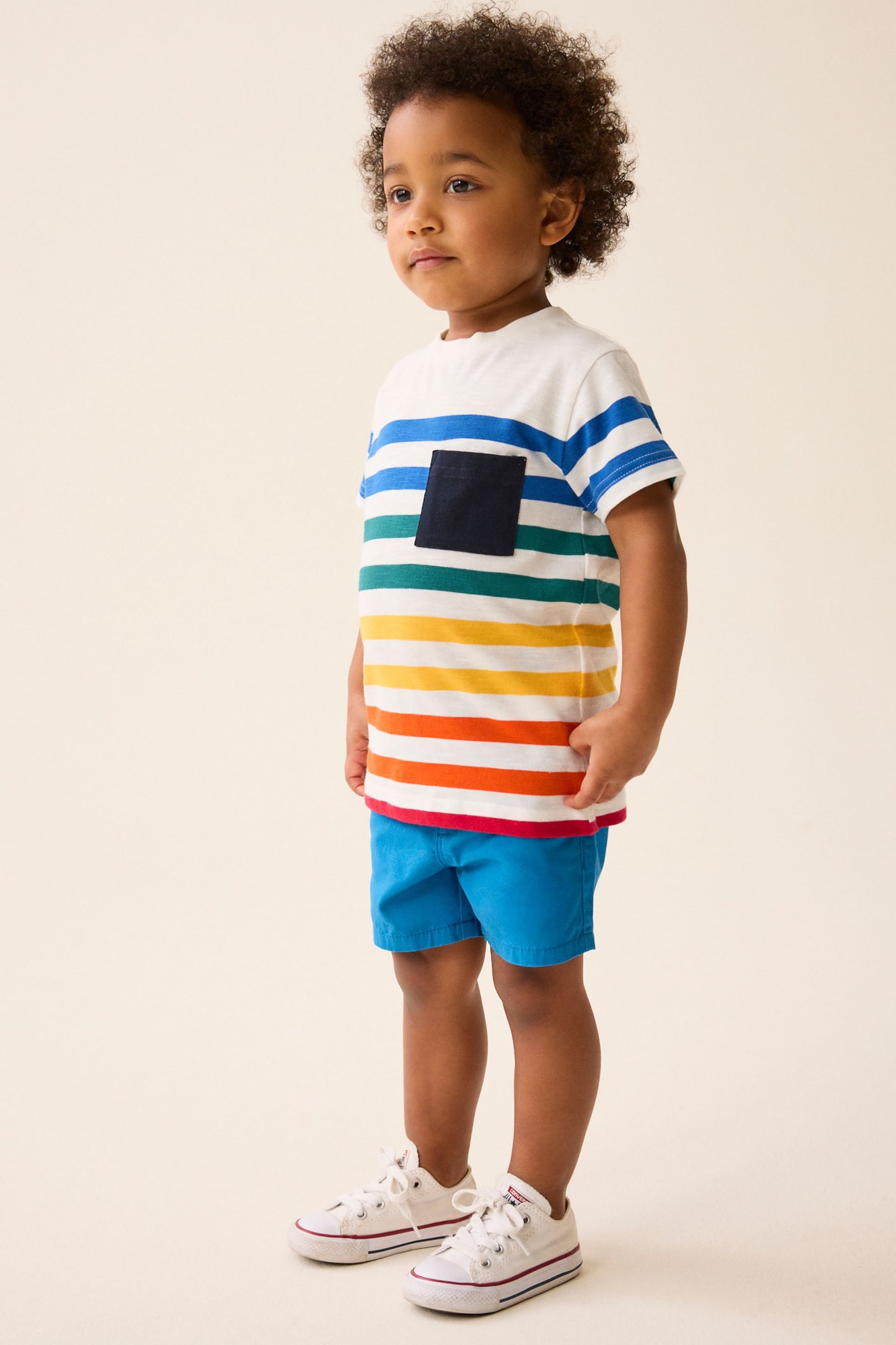 Cobalt Blue Chinos Shorts (3mths-7yrs) - Image 3 of 7