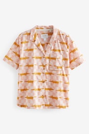 Pink/Cream Scion at Next Mr Fox Short Set Cotton Pyjamas - Image 8 of 10
