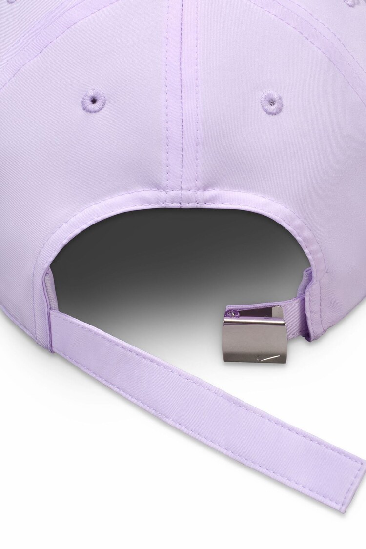 Nike Purple Dri-FIT Kids Club Unstructured Metal Swoosh Cap - Image 3 of 8
