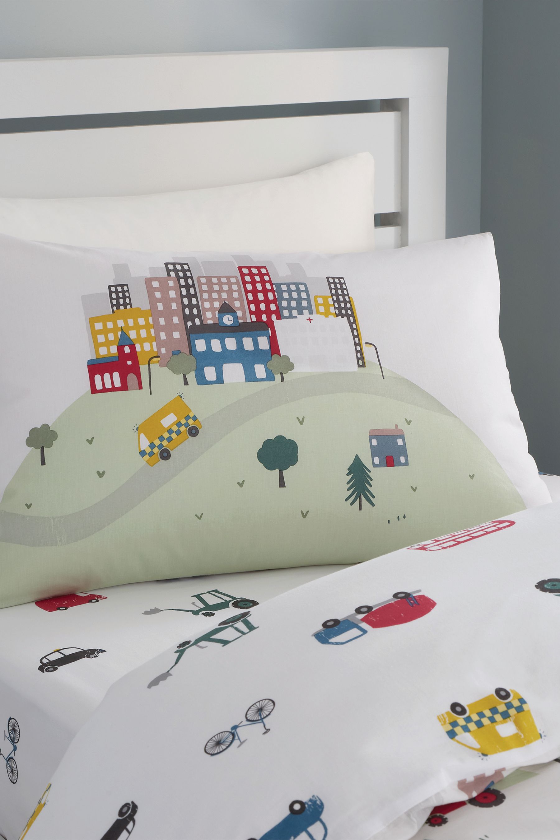 Buy Bianca White Cotton Transport Duvet Cover Set from the Next UK online shop