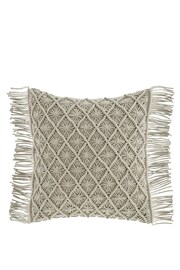 Pineapple Elephant Stone Macramé Diamond Cushion - Image 2 of 2