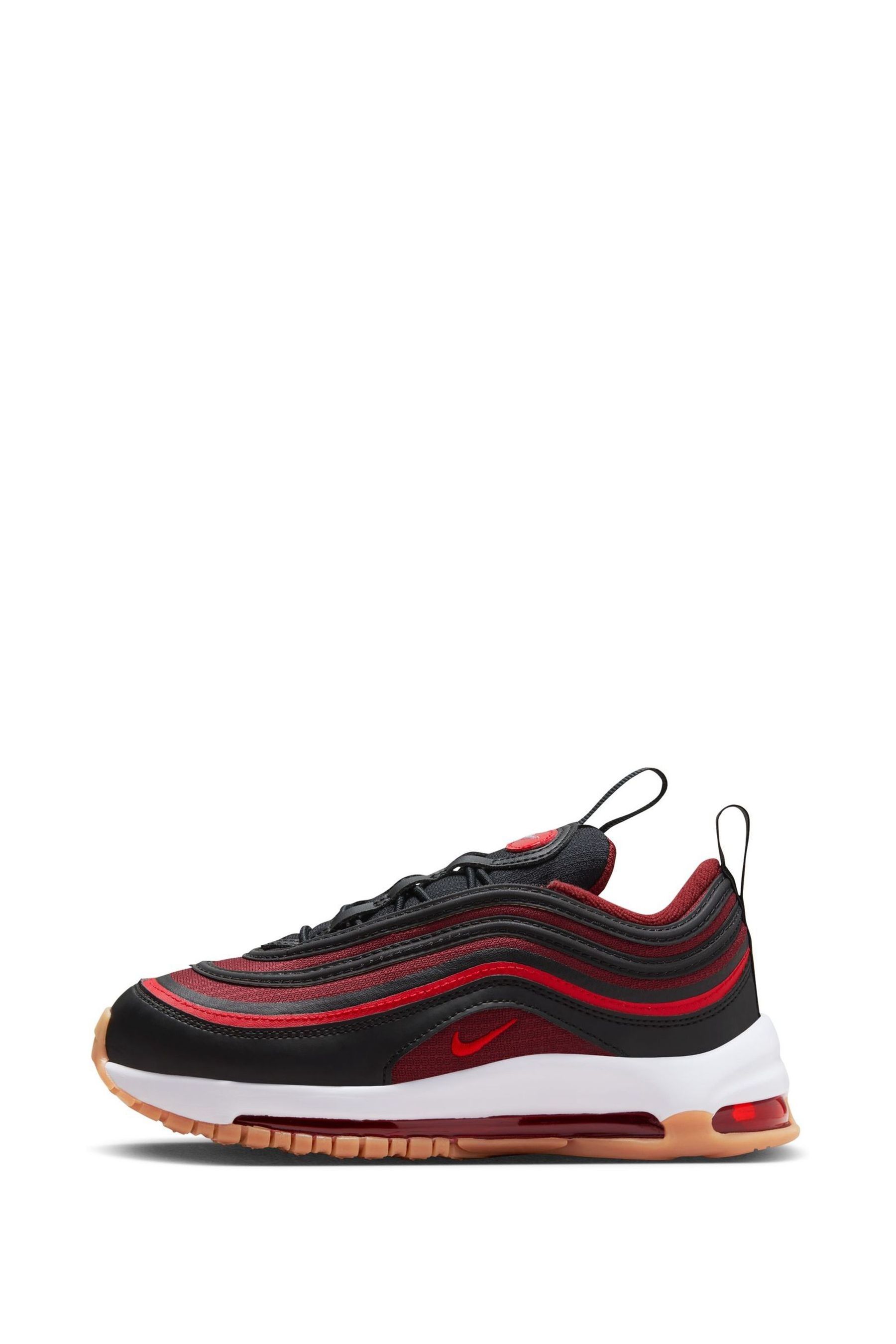 Buy Nike Black Red Air Max 97 Little Kids Trainers from Next Luxembourg