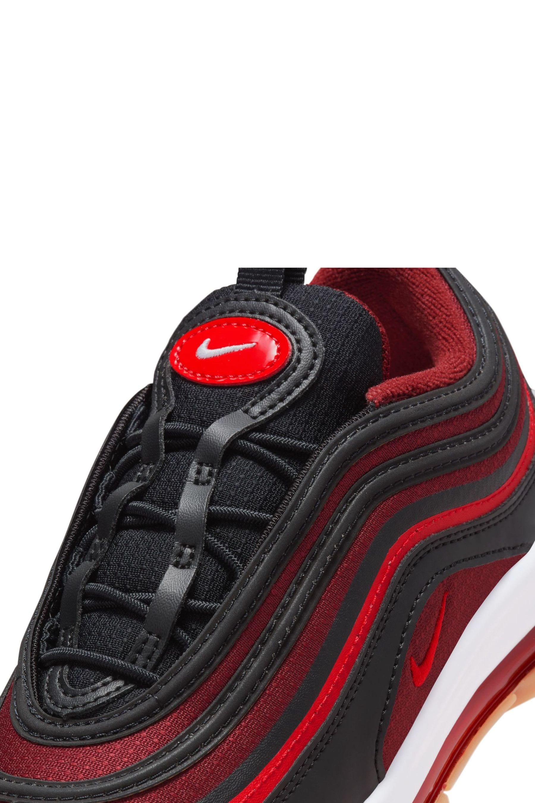 Buy Nike Black Red Air Max 97 Little Kids Trainers from Next Luxembourg