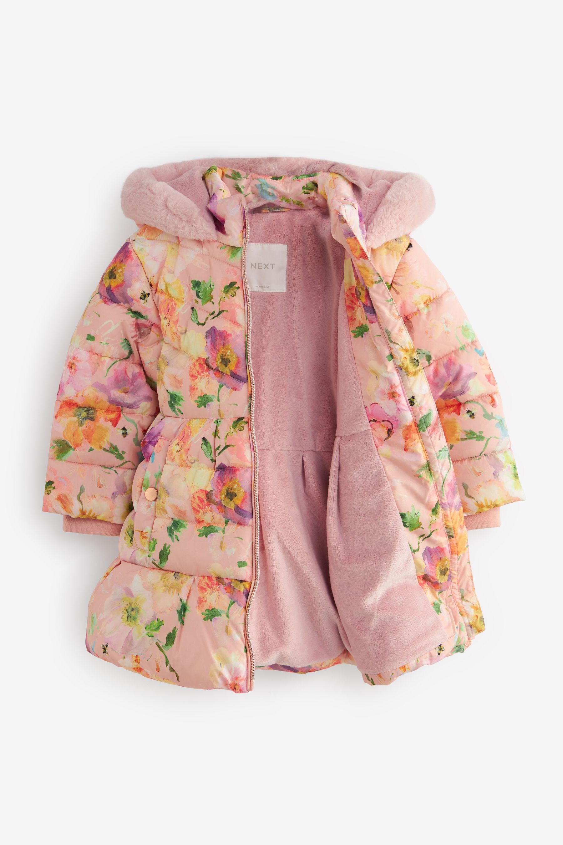 Pink padded jacket next store