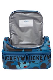 Smiggle Blue Mickey Mouse Disney Double Decker Lunchbox - Image 2 of 3