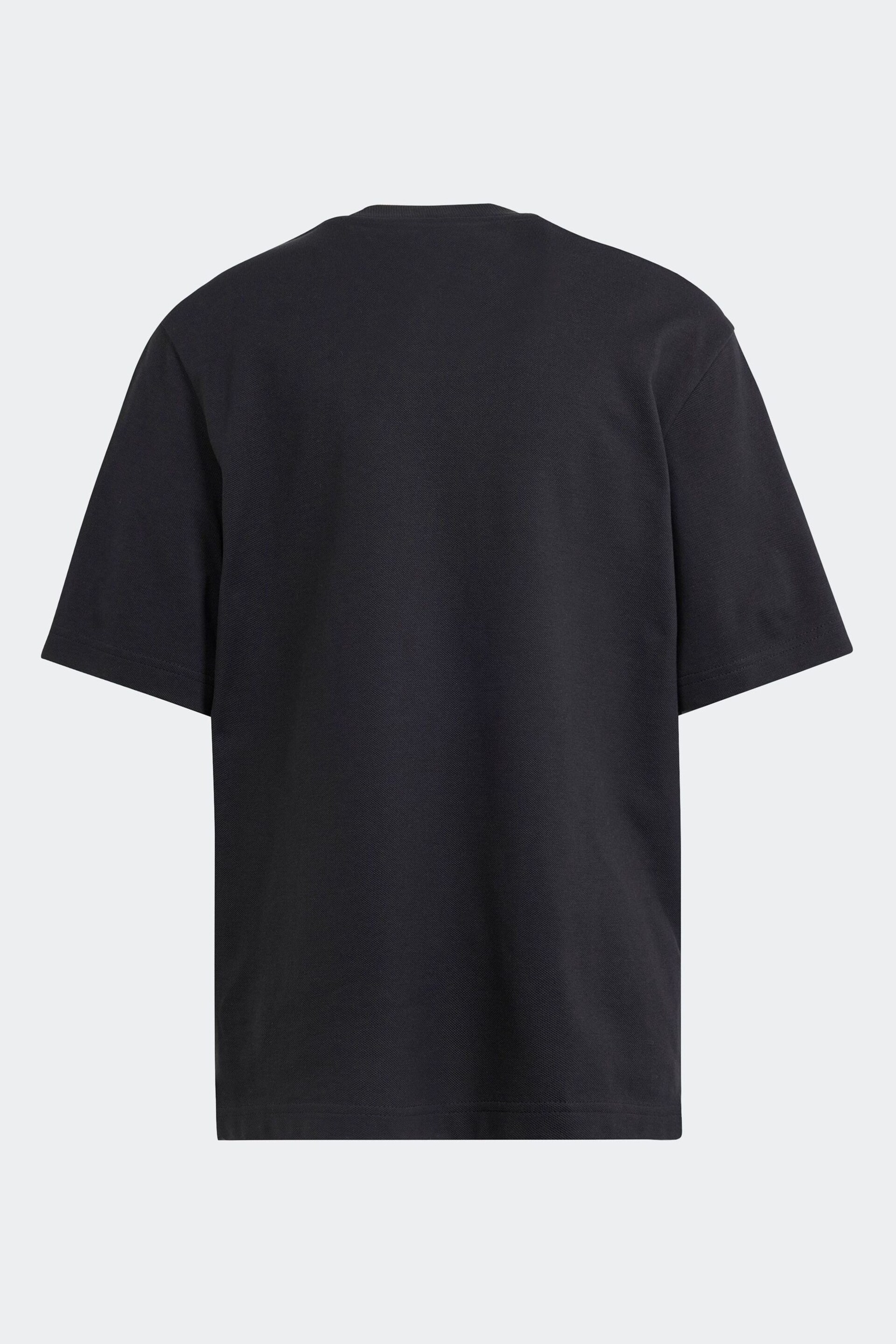 adidas Black Sportswear Future Icons Logo Piqué T-Shirt - Image 2 of 5